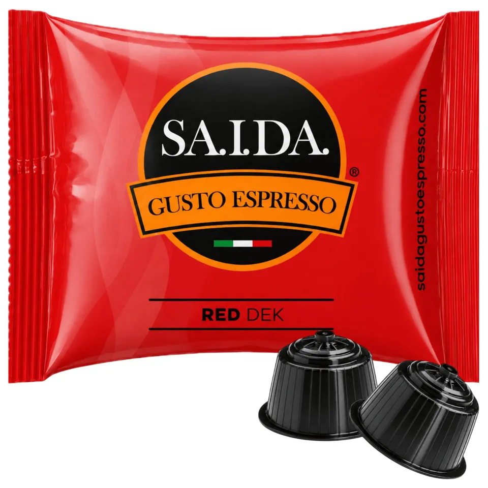 Saida Capsule Compatibili macchine Nescafè Dolce Gusto® Dek Red capsule 60 pezzi