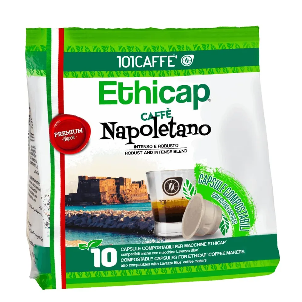 101 Caffè CAFFÈ Napoletano capsule 10 pezzi compostabili 100% Robusta