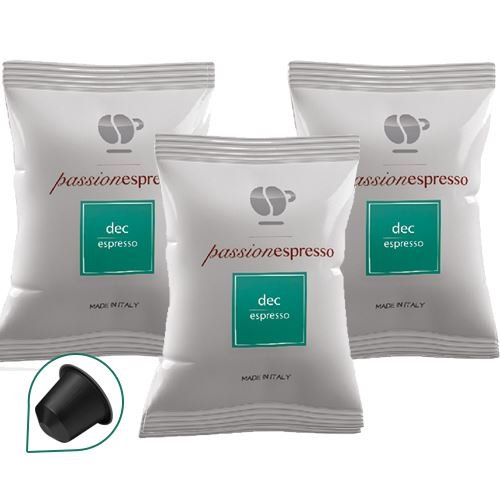 Lollo Caffè Passionespresso Miscela Decaffeinato DEK Espresso capsule 600 pezzi compatibili Nespresso
