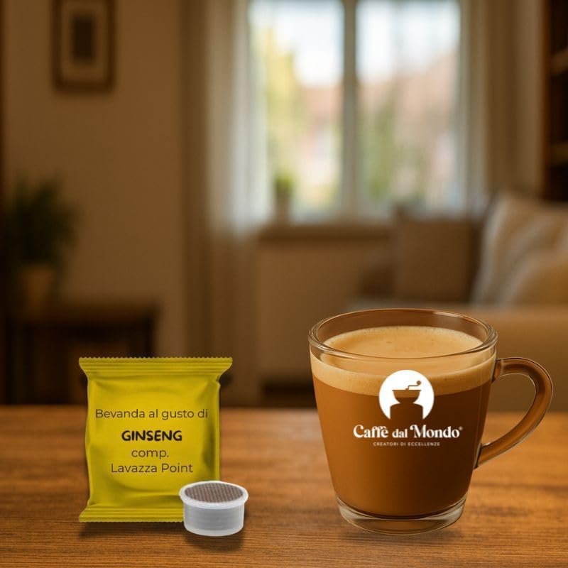 Caffè dal Mondo Capsule compatibili Lavazza Espresso Point Ginseng 50