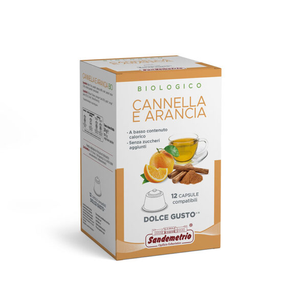 SignoriCaffè Capsule e Cialde Sandemetrio Arancia e Cannella capsule DG 12 pezzi