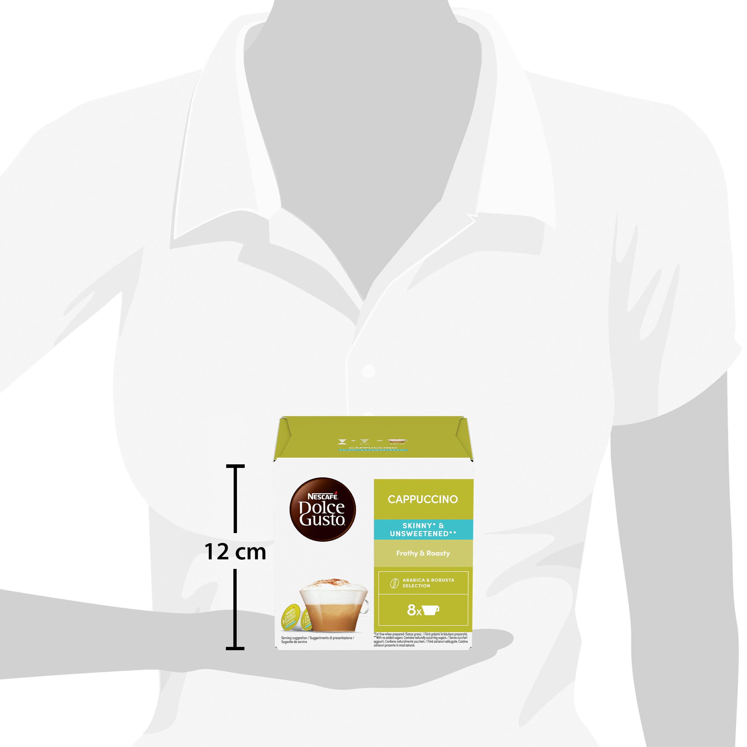 NESCAFÉ Dolce Gusto Cappuccino Light capsule caffè e latte 48 pezzi senza grassi