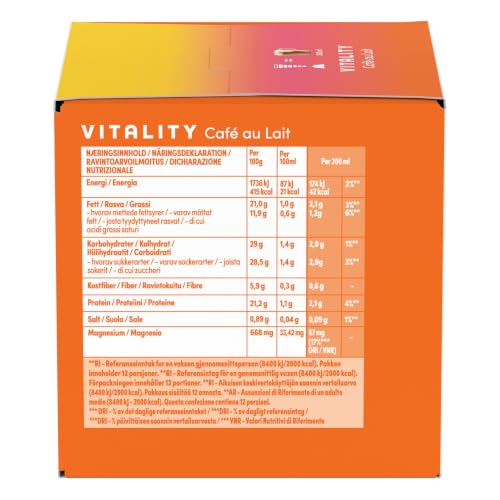 Gusto NESCAFÉ DOLCE GUSTO Vitality Caffè Au Lait con Magnesio capsule 36