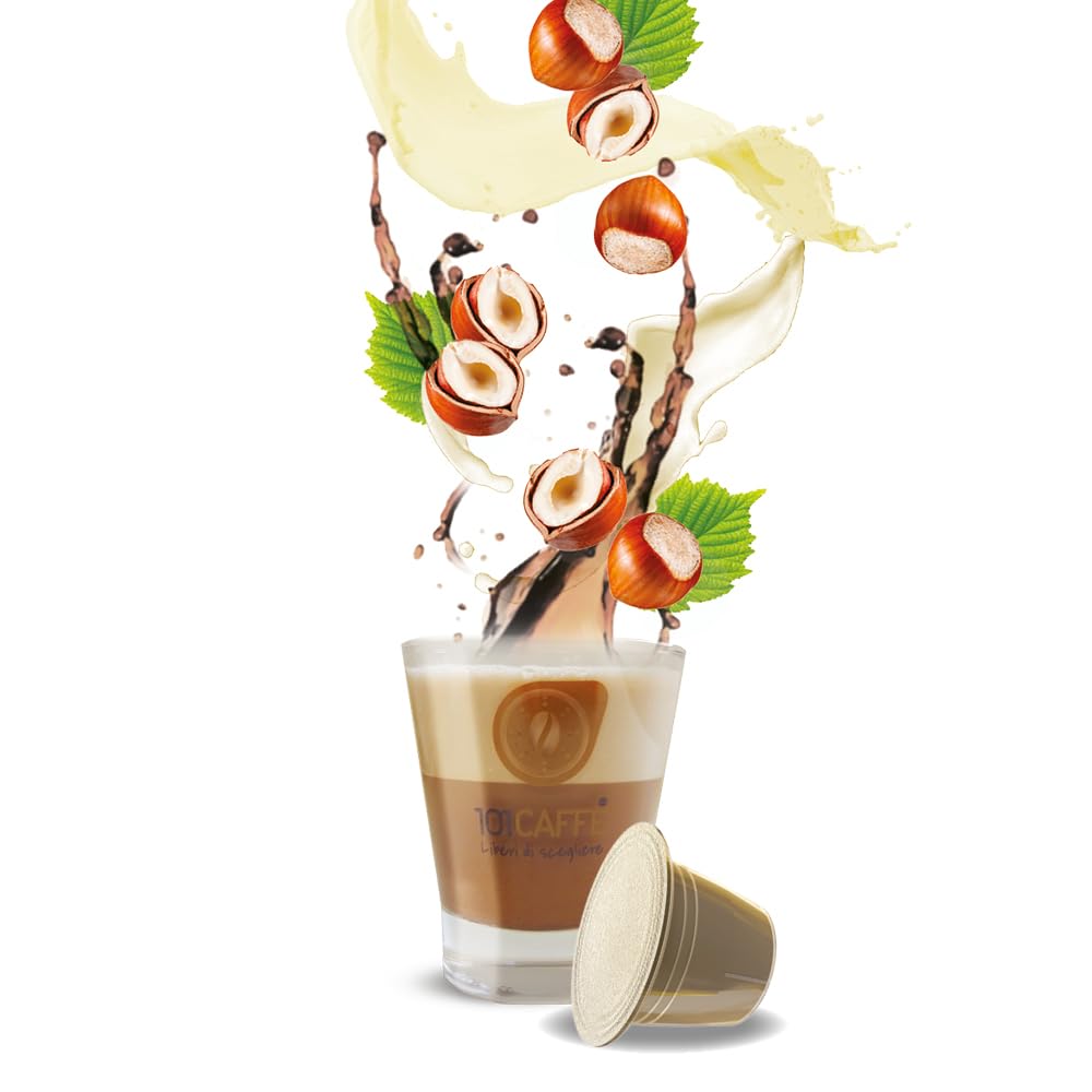 101 Caffè BEVANDE GOLOSE Nocciolino 36 capsule bevanda alla nocciola