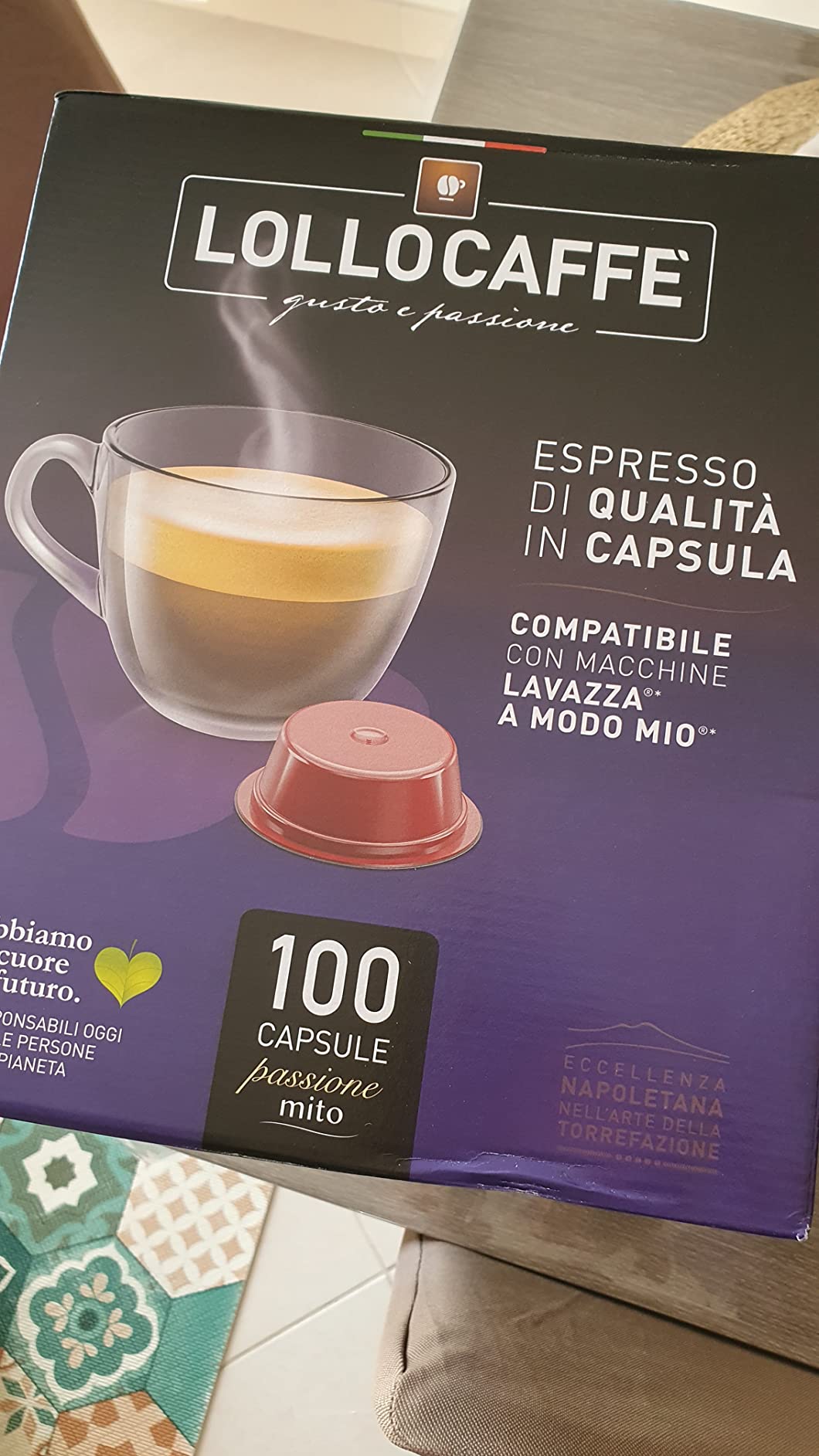 Lollo Caffè PASSIONEMIO Miscela Classica capsule 300 pezzi A Modo Mio