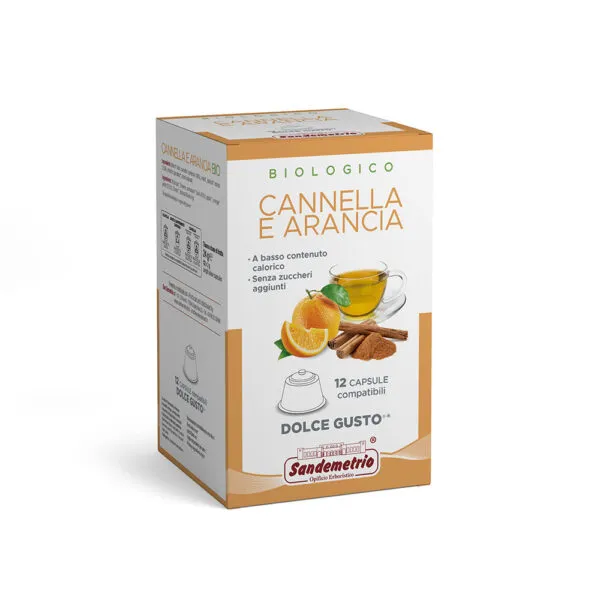 SignoriCaffè Capsule e Cialde Sandemetrio Arancia e Cannella capsule DG 12 pezzi