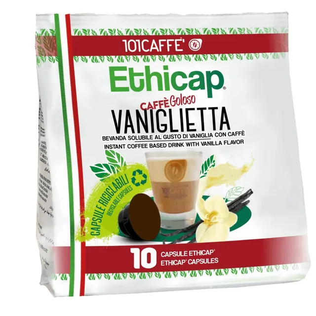 101 Caffè Vaniglietta bevanda in capsule 10 pezzi gusto vaniglia