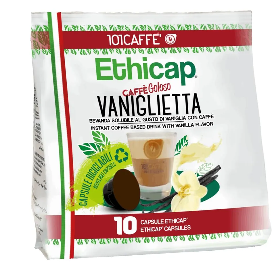 101 Caffè Vaniglietta bevanda in capsule 10 pezzi gusto vaniglia