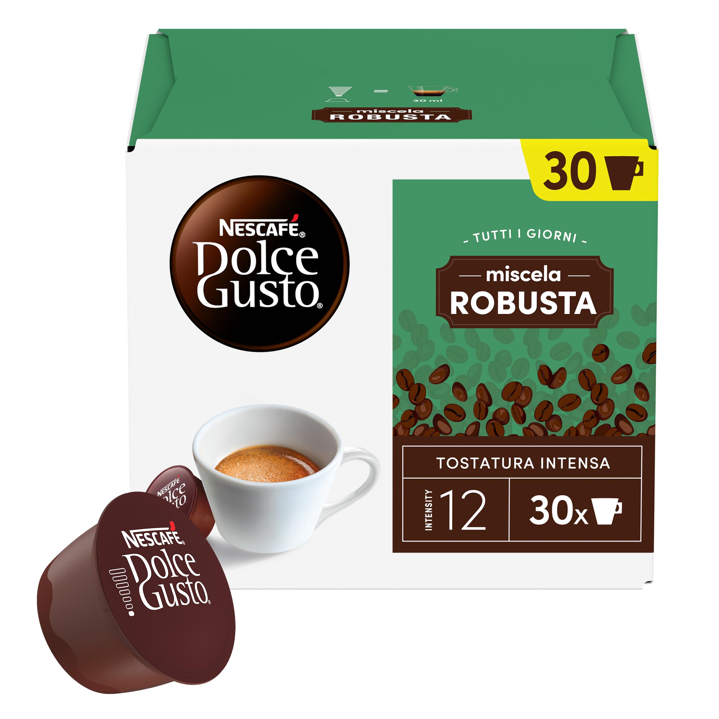 NESCAFÉ Dolce Gusto Miscela Robusta capsule espresso 90 pezzi tostatura intensa