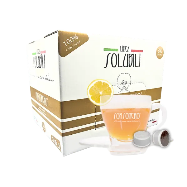 Greco Caffè Bevande Solubili 100% Espresso Point® bevanda tè limone 30 pz