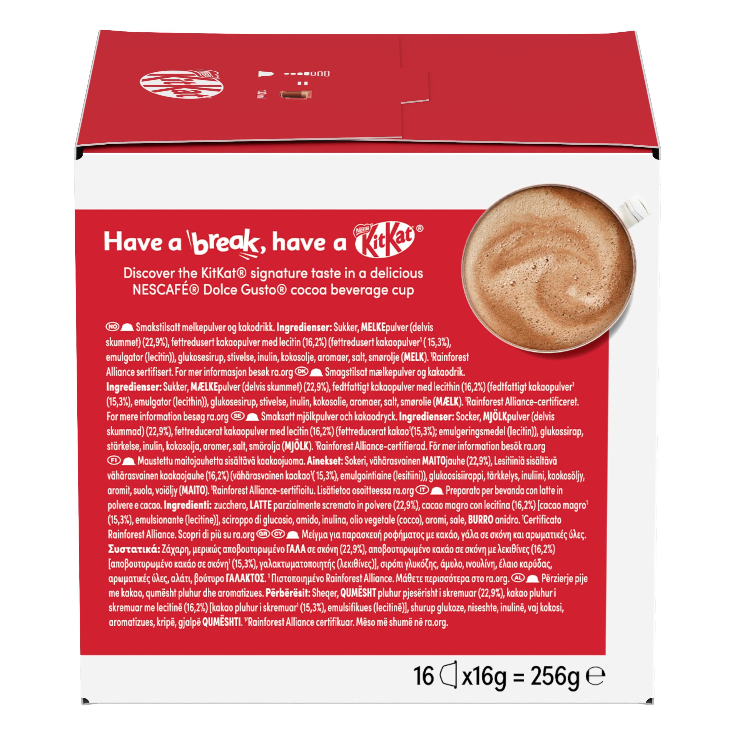 NESCAFÉ Dolce Gusto KITKAT Bevanda Gusto Cacao e Wafer capsule 48 cacao