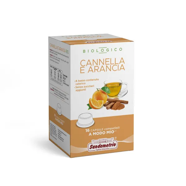 SignoriCaffè Capsule e Cialde SanDemetrio Cannella e Arancio capsule 16 pezzi