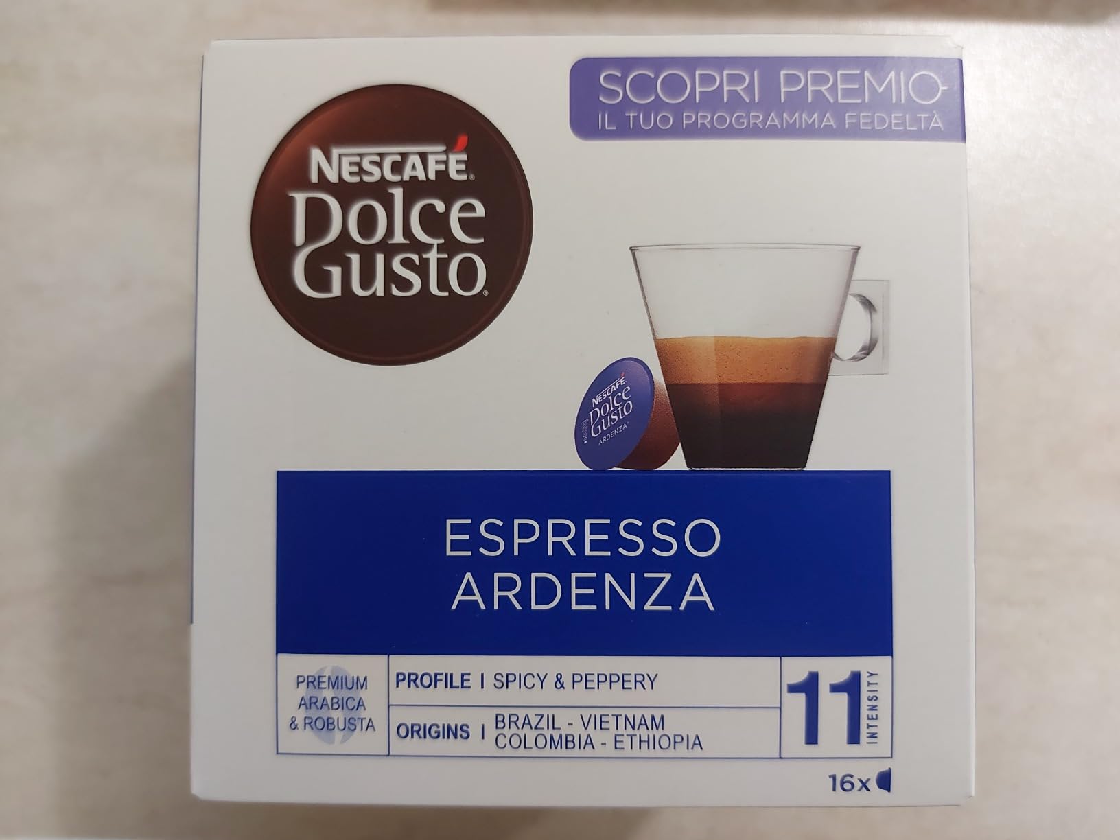 NESCAFÉ Dolce Gusto Espresso Ardenza capsule caffè 96 pezzi Arabica e Robusta
