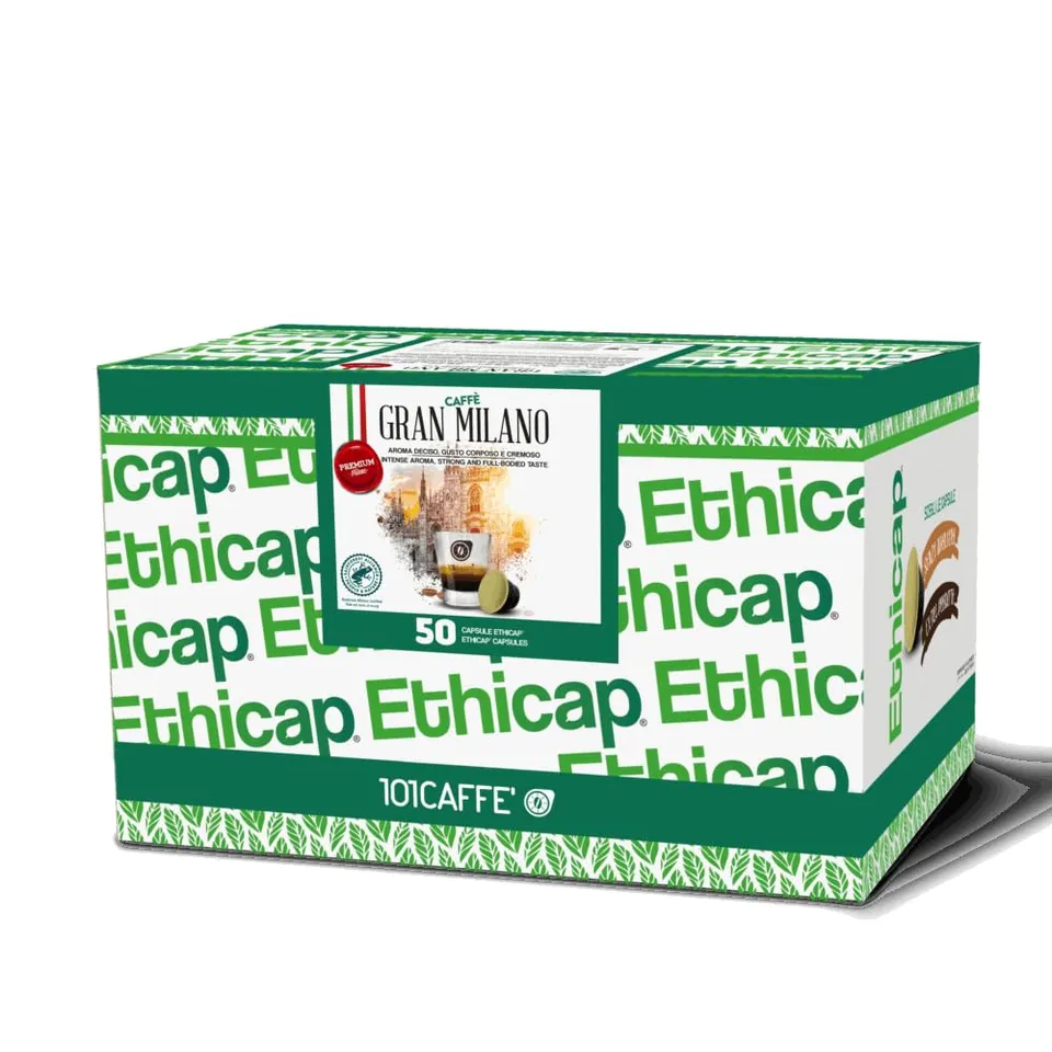 101 Caffè Gran Milano caffè in capsule 50 compatibili Ethicap Arabica Robusta