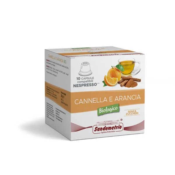 SignoriCaffè Capsule e Cialde SanDemetrio Cannella e Arancio capsule 10 pezzi