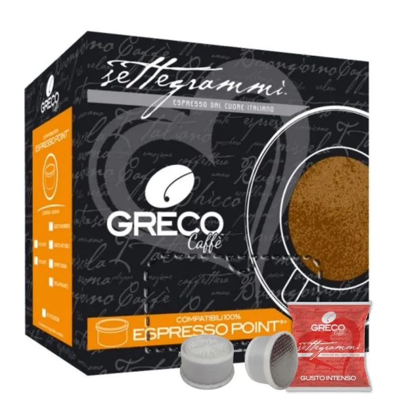 Greco Caffè Espresso Point Compatibile 100% capsule Gusto Intenso 260 pezzi