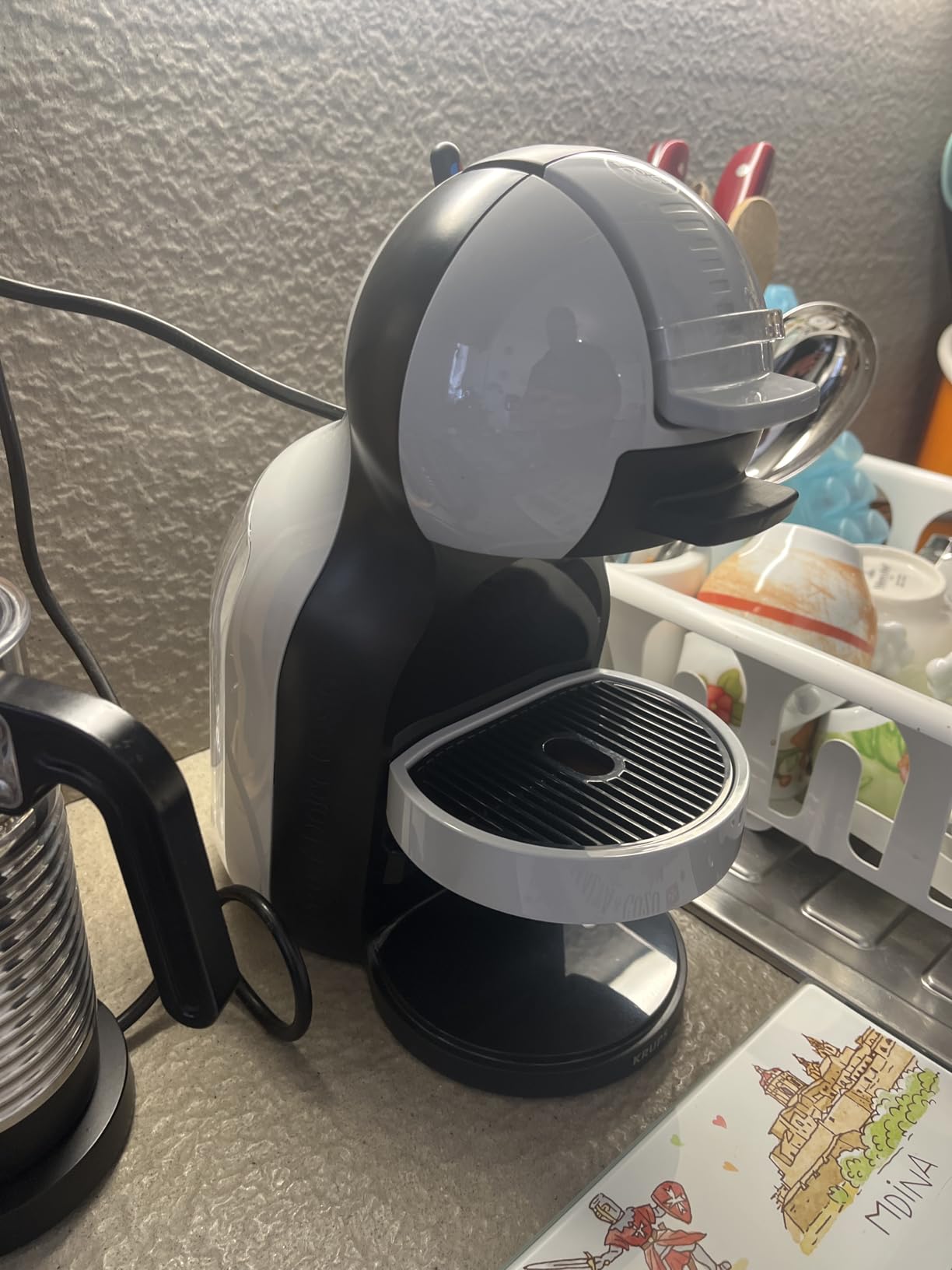 NESCAFÉ Dolce Gusto Mini Me macchina da caffè automatica grigio e nero