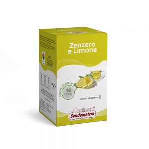 SignoriCaffè Tè e Tisane Sandemetrio Zenzero e Limone cialde 18 pezzi