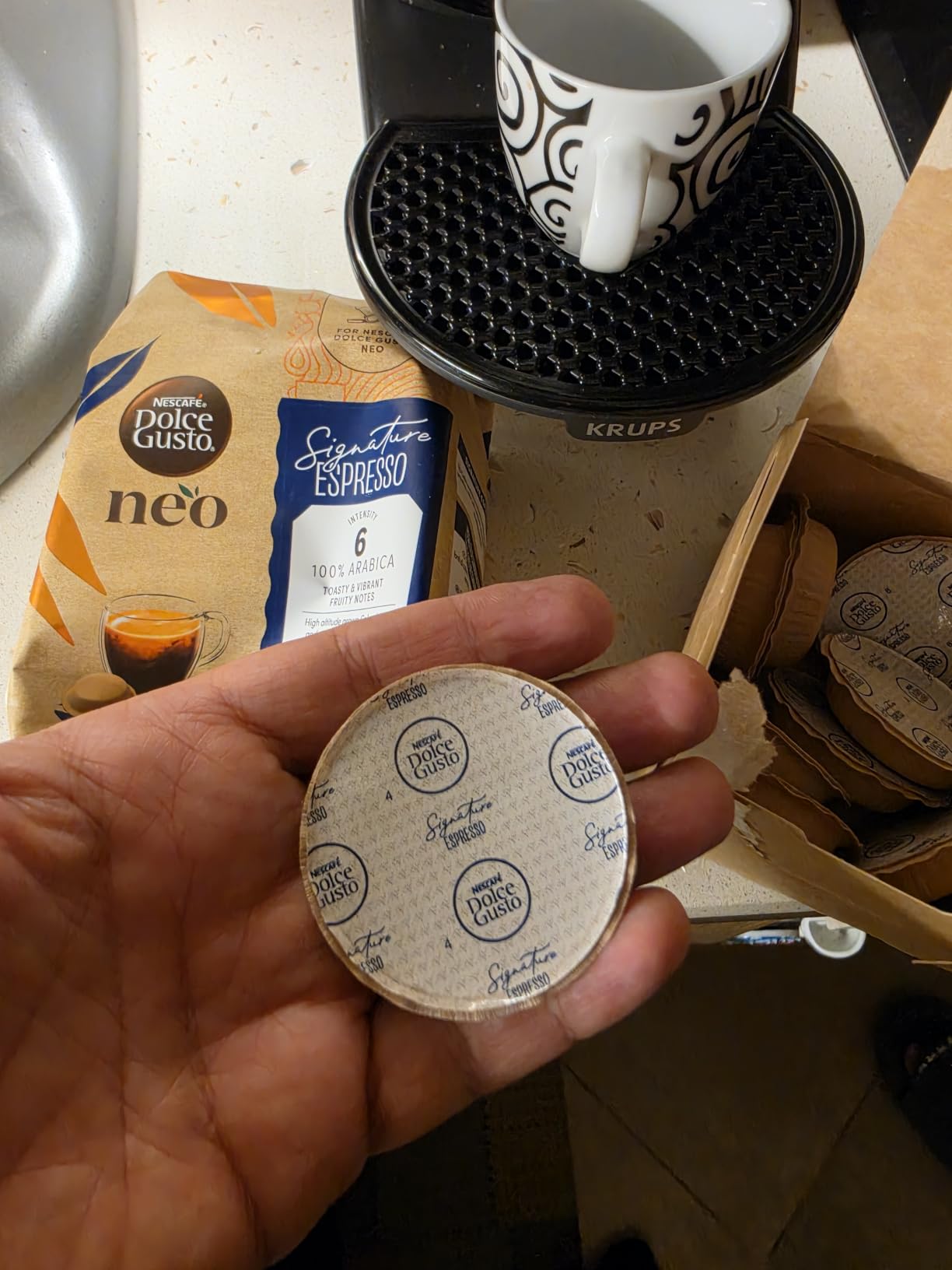 NESCAFÉ Dolce Gusto NEO Espresso Signature capsule 12 pezzi 100% Arabica