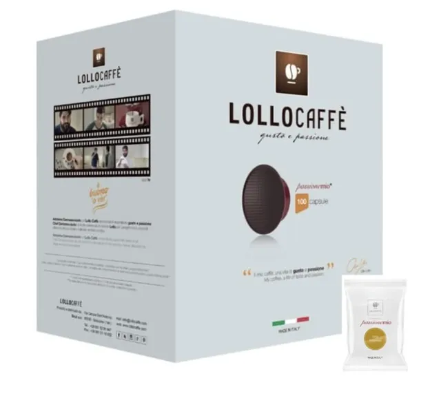 Lollo Caffè Uno System PassionePiù capsule Miscela Oro 200 pezzi