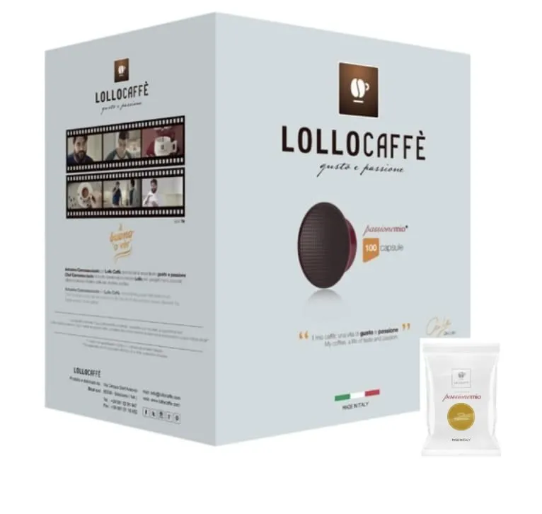 Lollo Caffè Uno System PassionePiù capsule Miscela Oro 200 pezzi