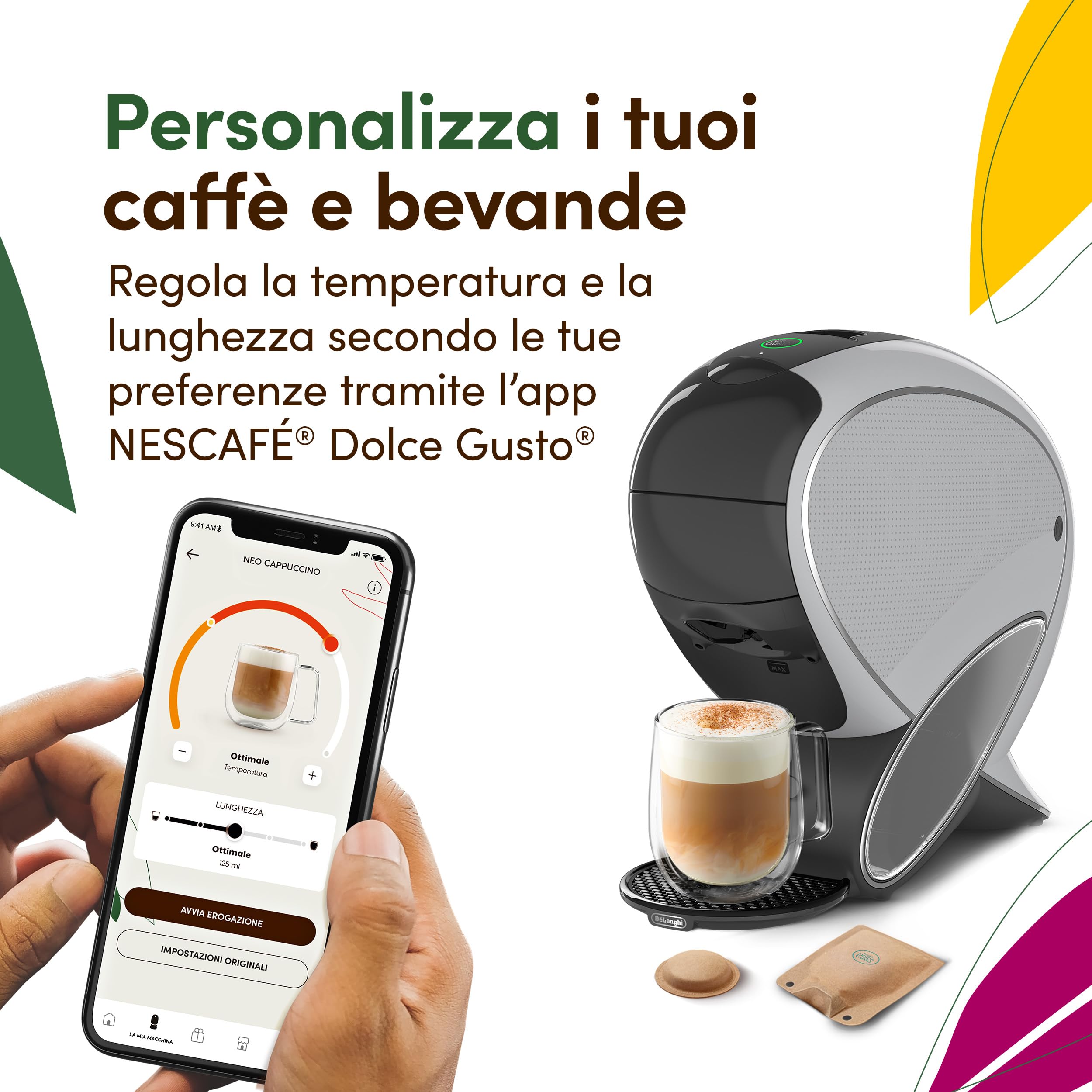 NESCAFÉ Dolce Gusto NEO Latte macchina da caffè per capsule compostabili