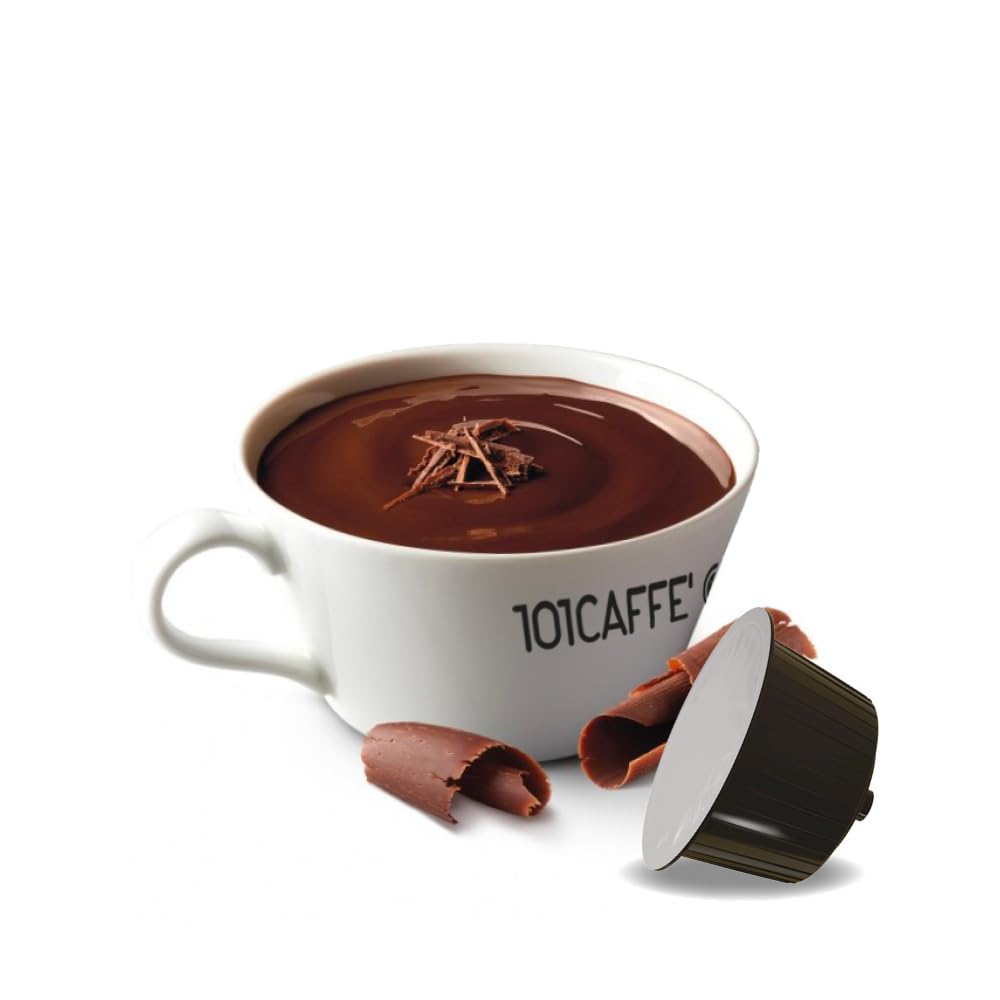 101 Caffè BEVANDE GOLOSE Gran Cioccolata capsule 12 pezzi compatibili Dolce Gusto