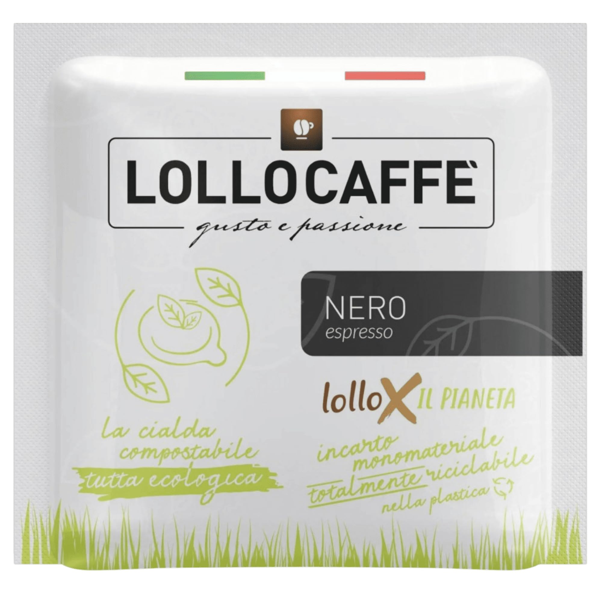 Lollo Caffè Nero Espresso cialde ESE 150 pezzi gusto forte