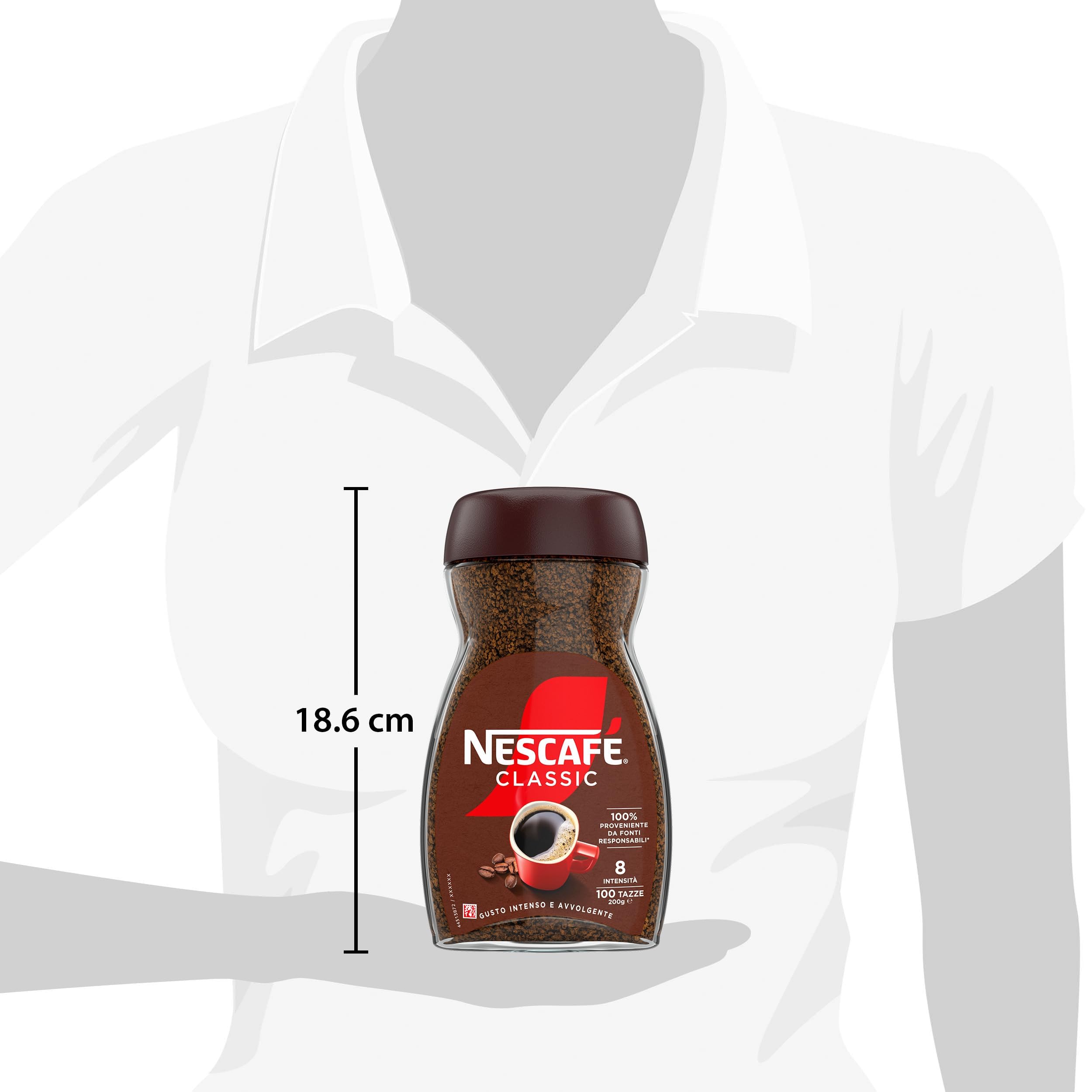 NESCAFÉ Classic caffè solubile barattolo 200 g