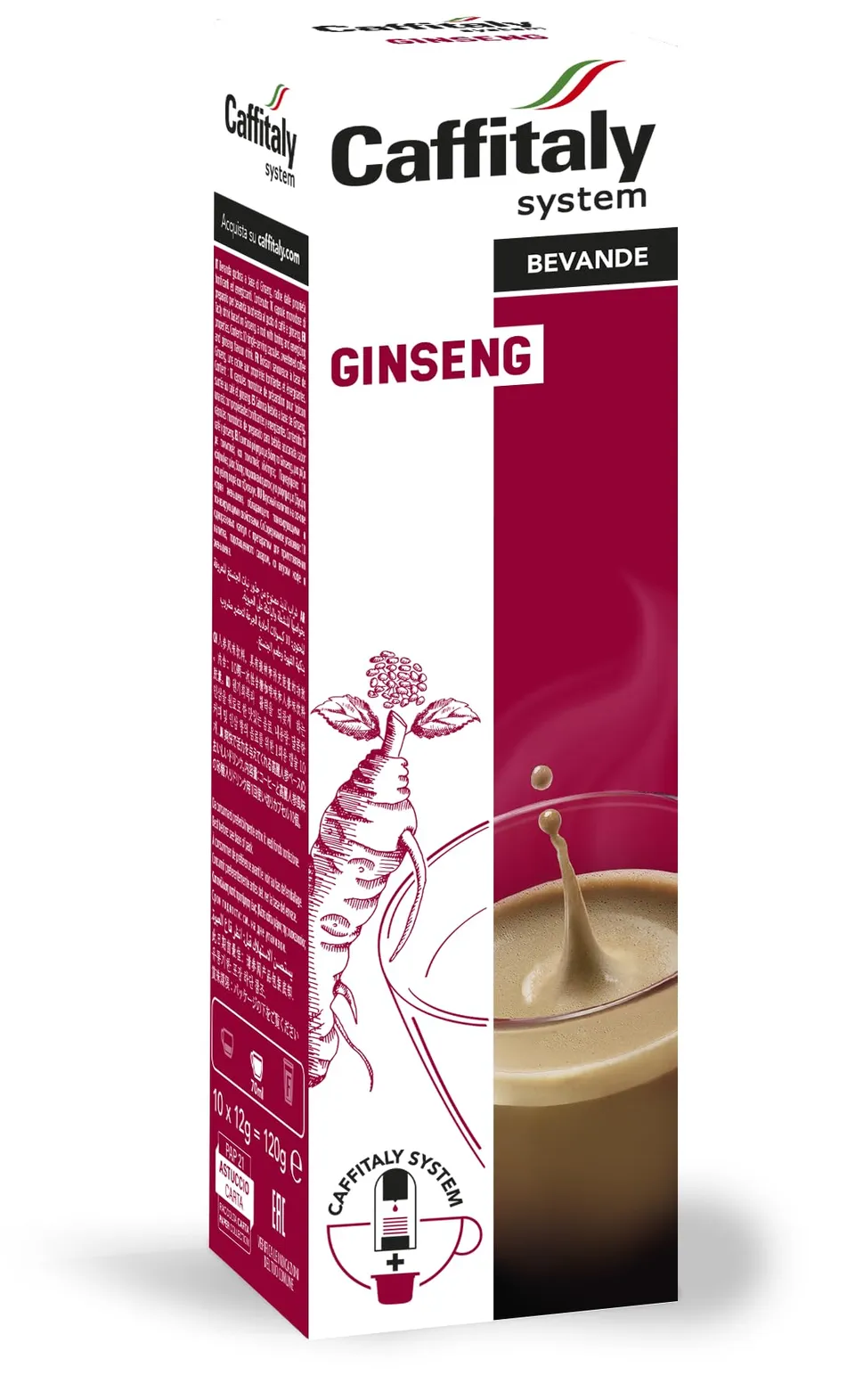 Caffitaly System Tè e altre bevande èCaffè Ginseng capsule