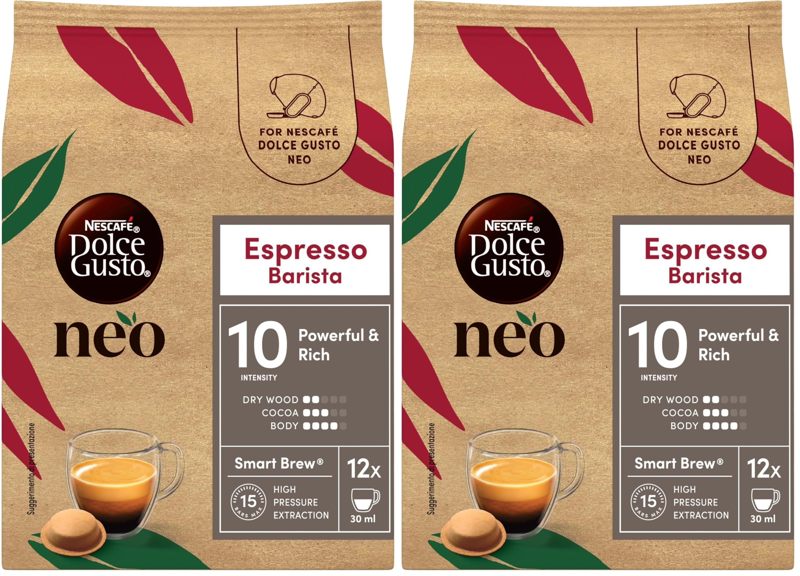 NESCAFÉ Dolce Gusto NEO Espresso Barista capsule 12 pezzi intensità 10
