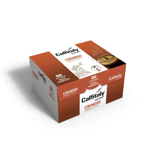 Caffitaly System Capsule di Caffè Cremoso capsule 96 pezzi 100% Arabica