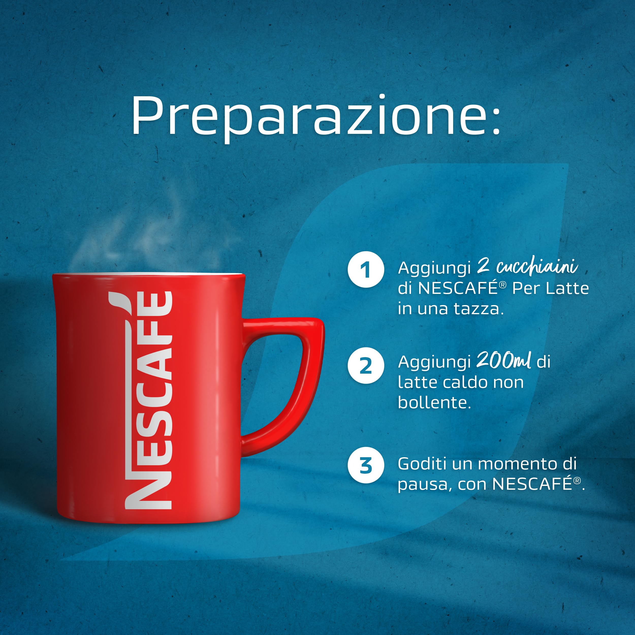 NESCAFÉ Classic Per Latte caffè solubile 200 g barattolo per caffelatte