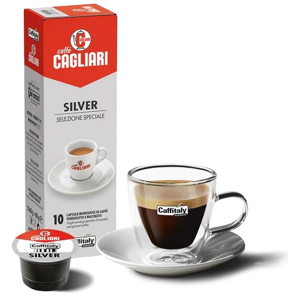 Caffitaly System Cagliari Miscela Silver capsule 100 pezzi R-Smart 50% Arabica