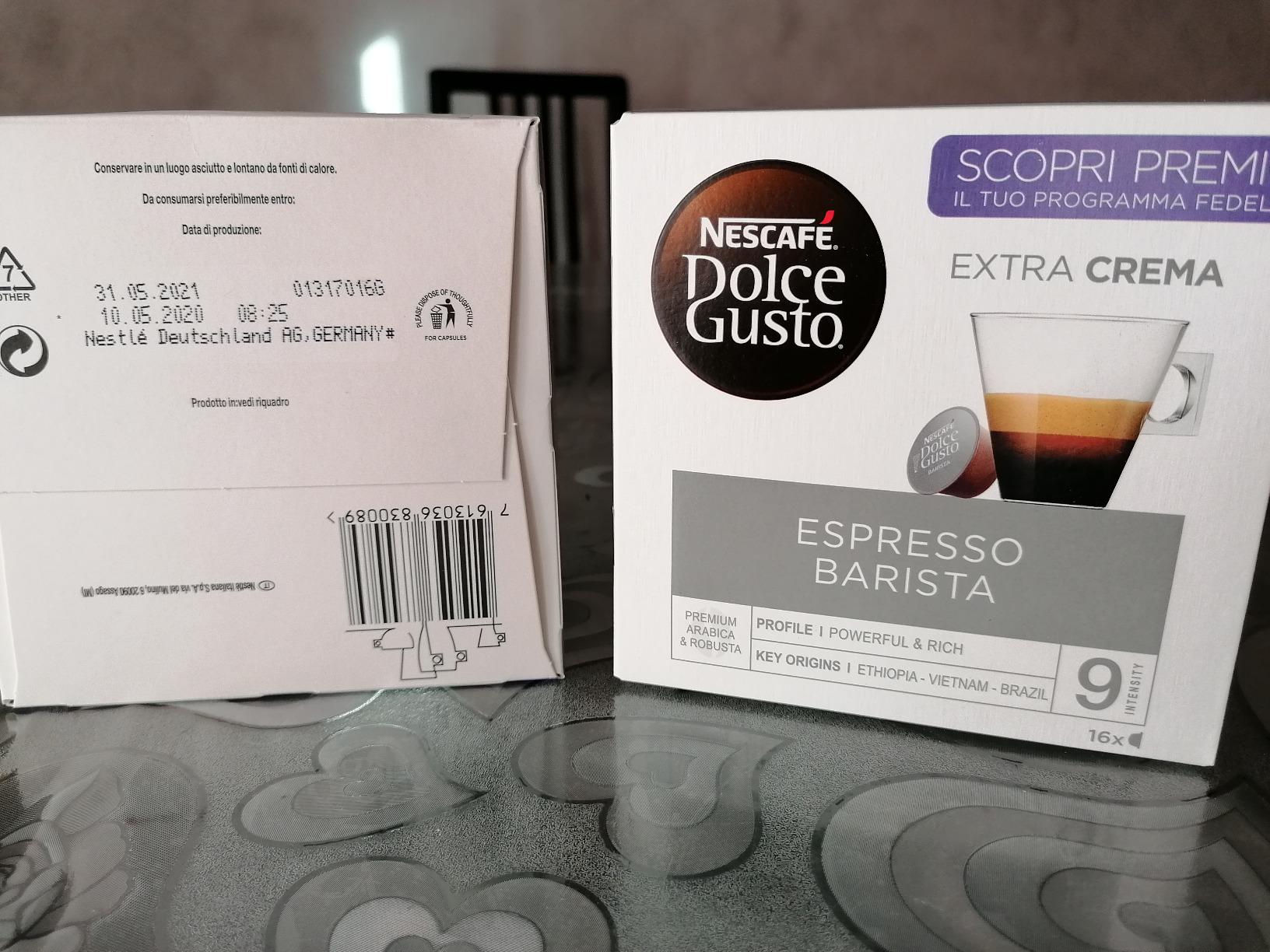 NESCAFÉ Dolce Gusto Capsule Caffè Espressi Espresso Barista capsule 96 intense