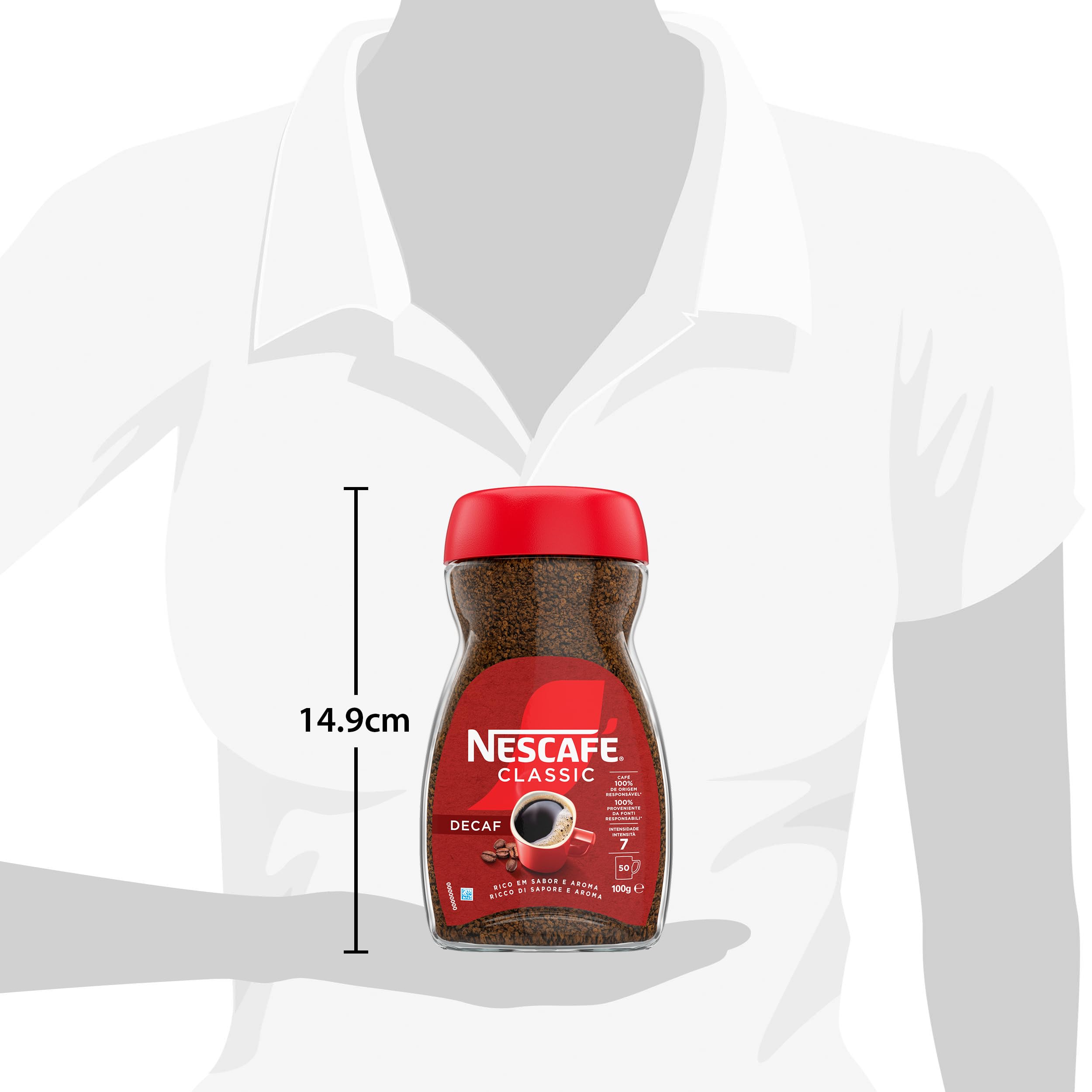 NESCAFÉ Classic Decaf caffè solubile 100 g decaffeinato ad acqua