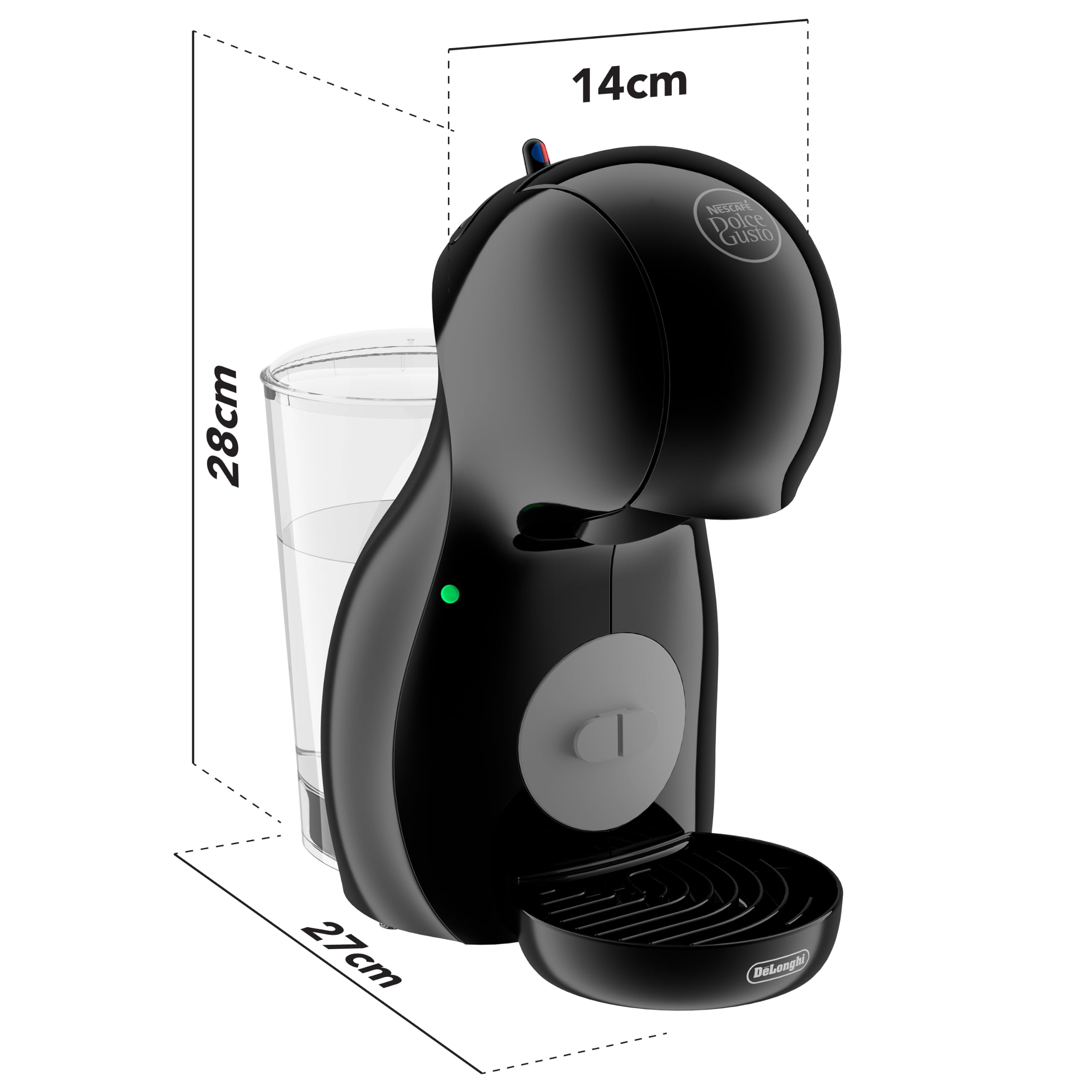 NESCAFÉ Dolce Gusto Piccolo XS EDG210.BGY macchina da caffè nera 15 bar