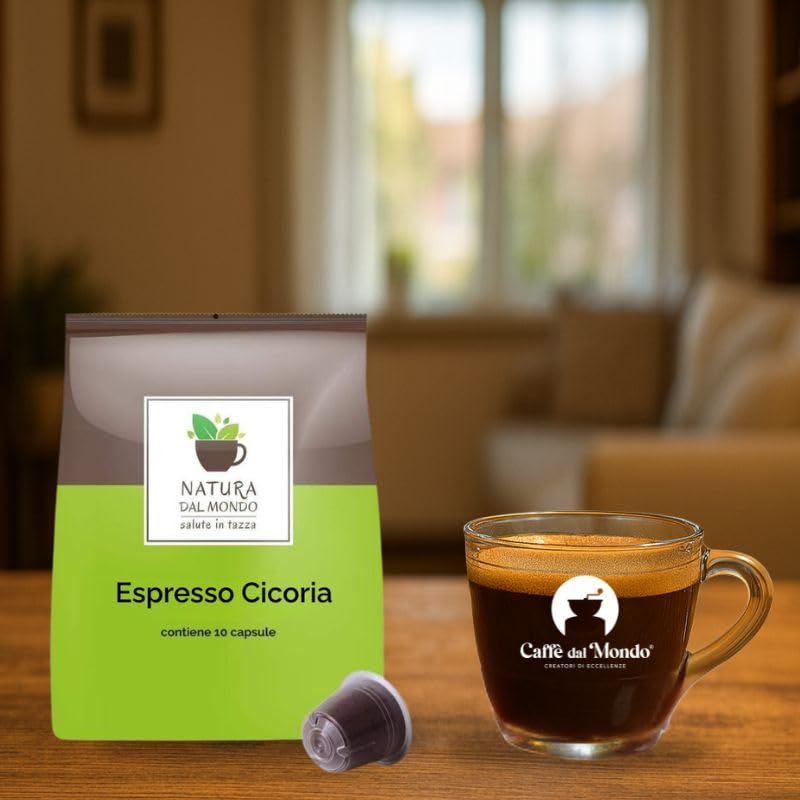 Caffè dal Mondo Nespresso Espresso Cicoria capsule 100 senza caffeina