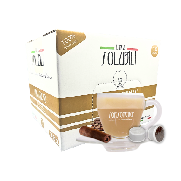 Greco Caffè Bevande Solubili 100% Espresso Point Cappuccino capsule 30 pezzi