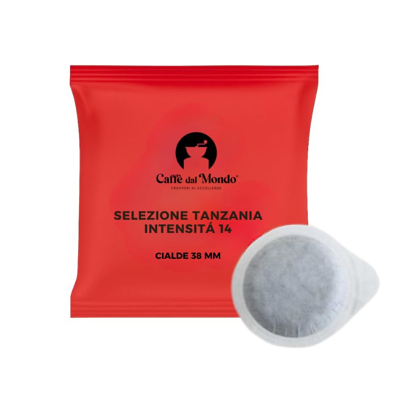 Caffè dal Mondo Cialde carta compostabili Decaffeinato 150 cialde 38 mm intensità 6