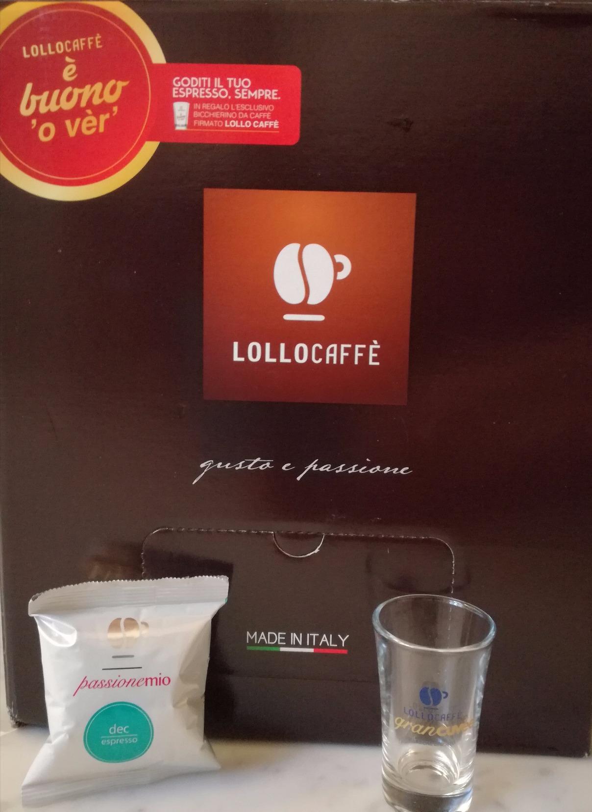 Lollo Caffè PASSIONEMIO DEC ESPRESSO DEK 200 capsule decaffeinate A Modo Mio