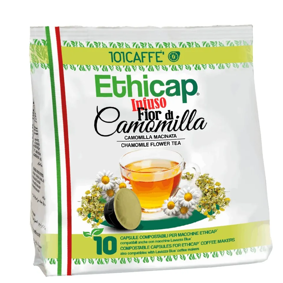 101 Caffè TÈ, TISANE E CAMOMILLE Fior di Camomilla capsule 10 pezzi in foglie