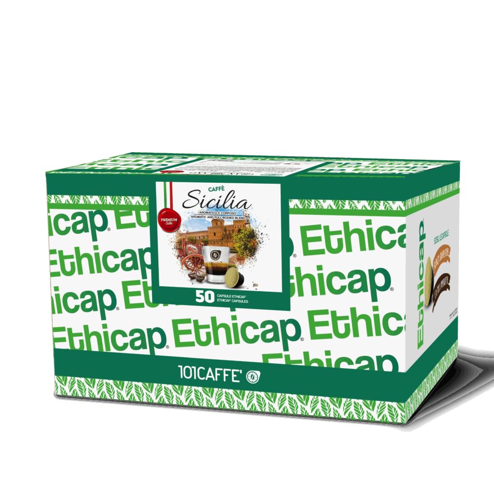 101 Caffè Sicilia caffè in capsule 50 pezzi miscela Arabica Robusta