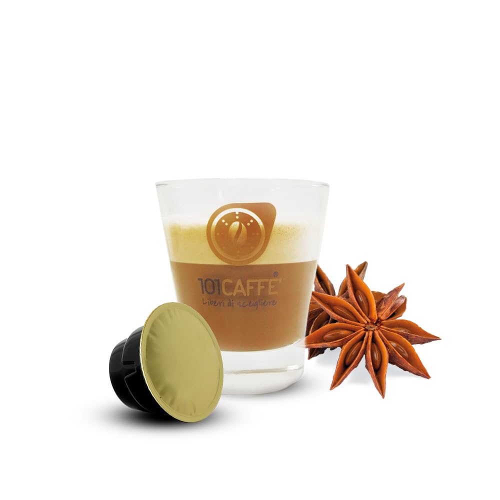 101 Caffè Caffè Sambuca capsule 10 pz non alcolico