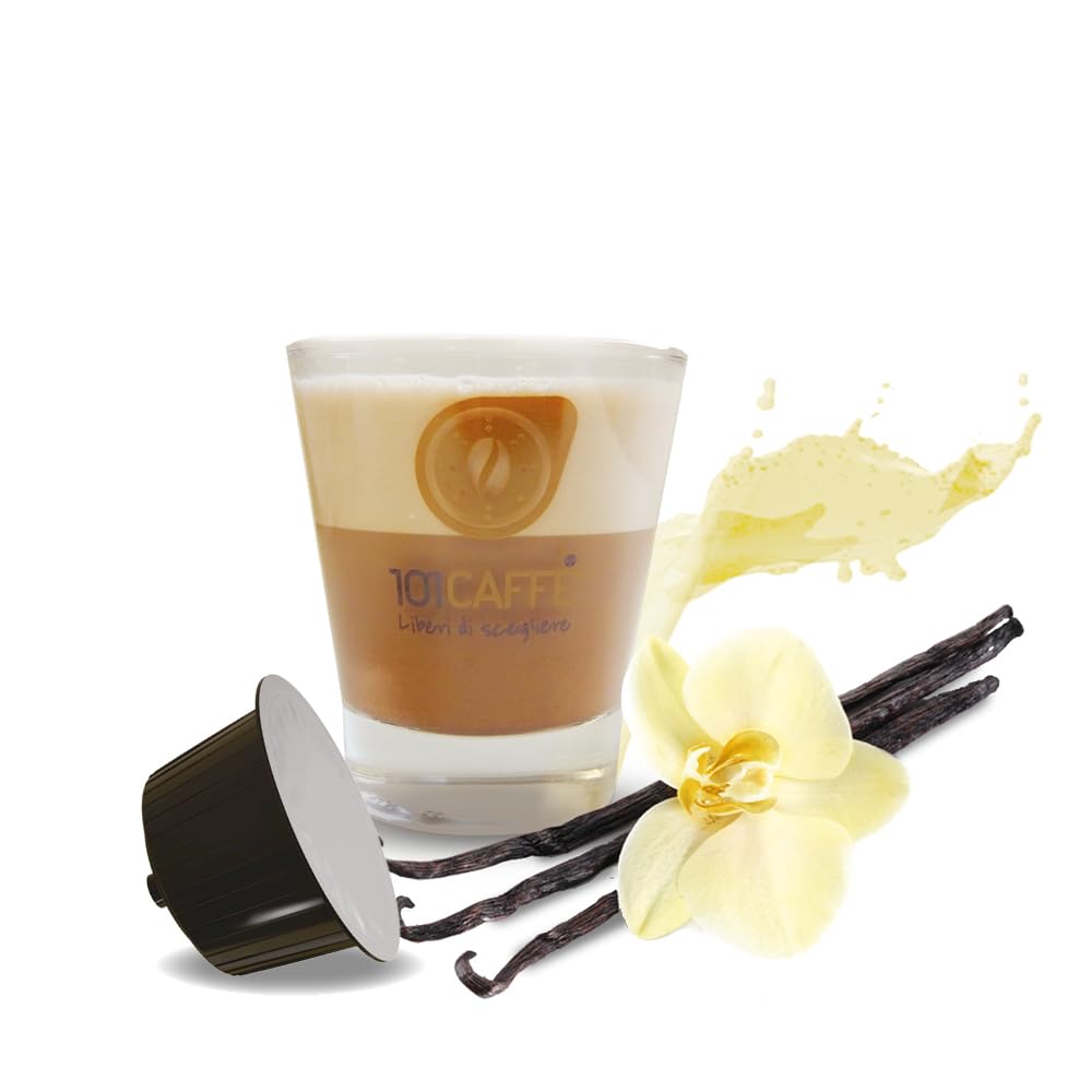 101 Caffè CAFFÈ Vaniglietta capsule Dolce Gusto 12 pezzi tazza grande