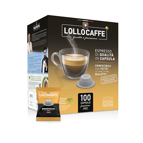 Lollo Caffè COMPATIBILE BIALETTI®* Miscela Nera capsule 100 pezzi
