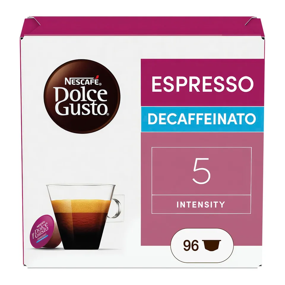 NESCAFÉ Dolce Gusto Espresso Decaffeinato capsule caffè 96 pezzi Arabica