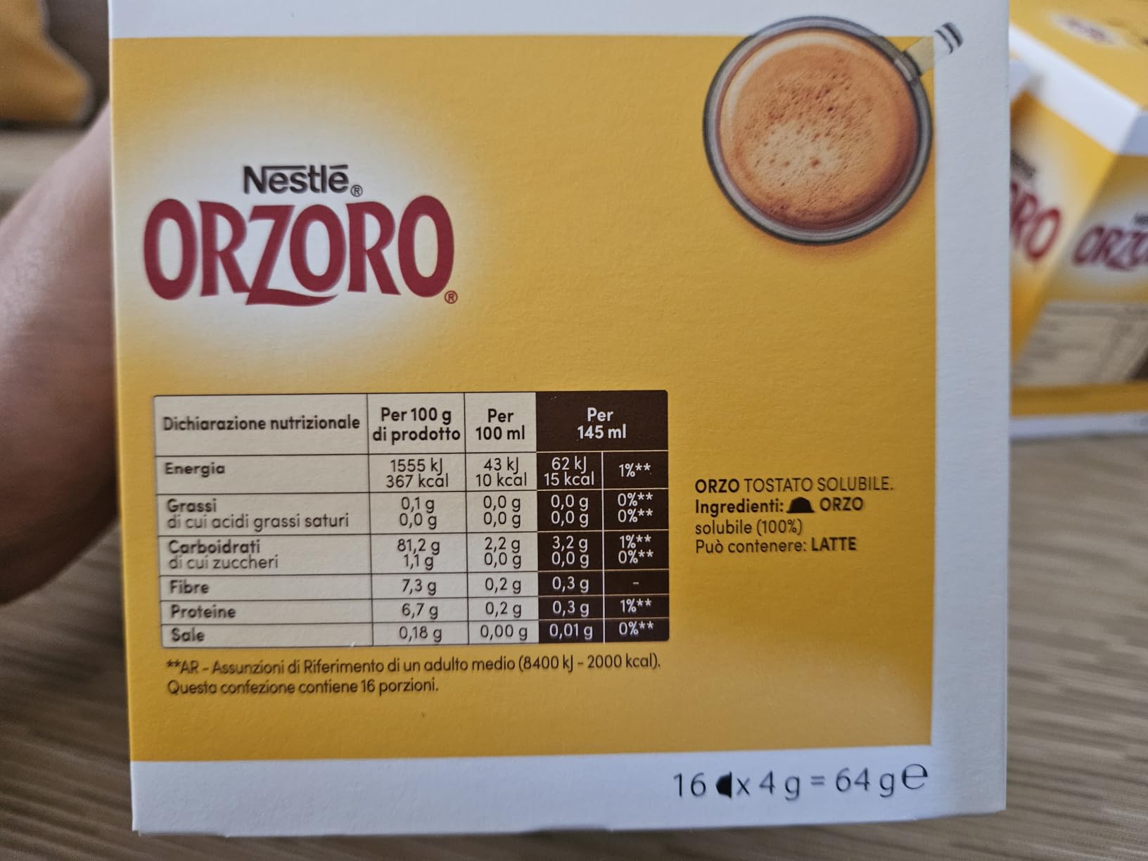NESCAFÉ Dolce Gusto ORZORO bevanda d'orzo capsule 48 senza caffeina