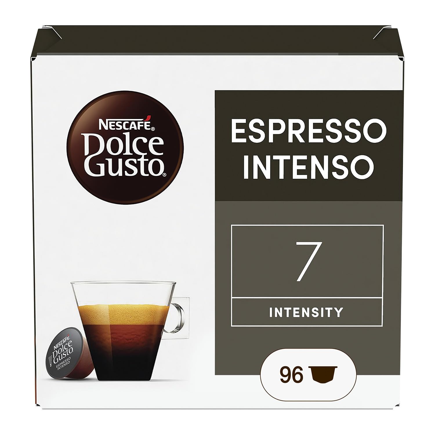 NESCAFÉ Dolce Gusto Espresso Intenso capsule caffè 96 pezzi tostatura medio-scura