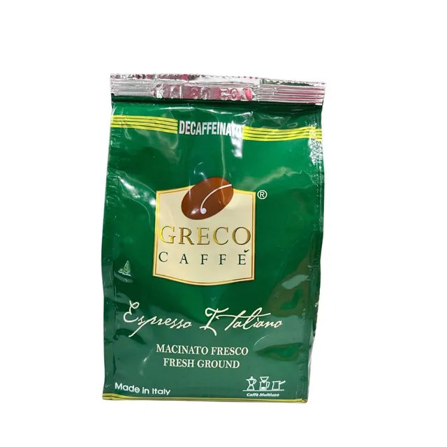 Greco Caffè Grani e Macinato Decaffeinato caffè macinato 12 buste da 250 g